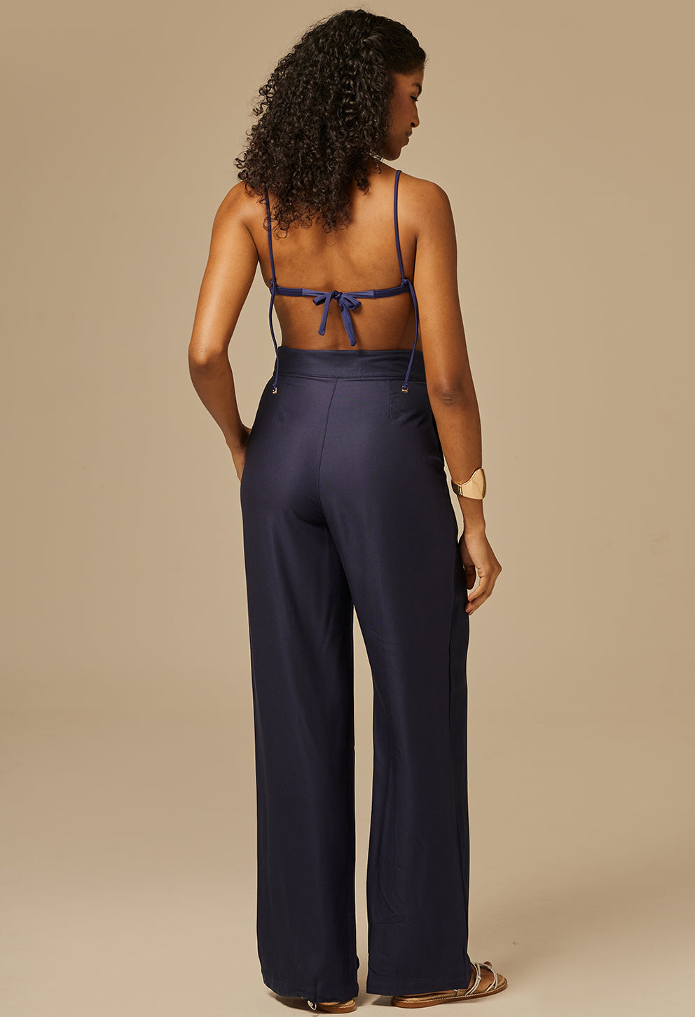 Calça Pantalona Thabata MD Marinho