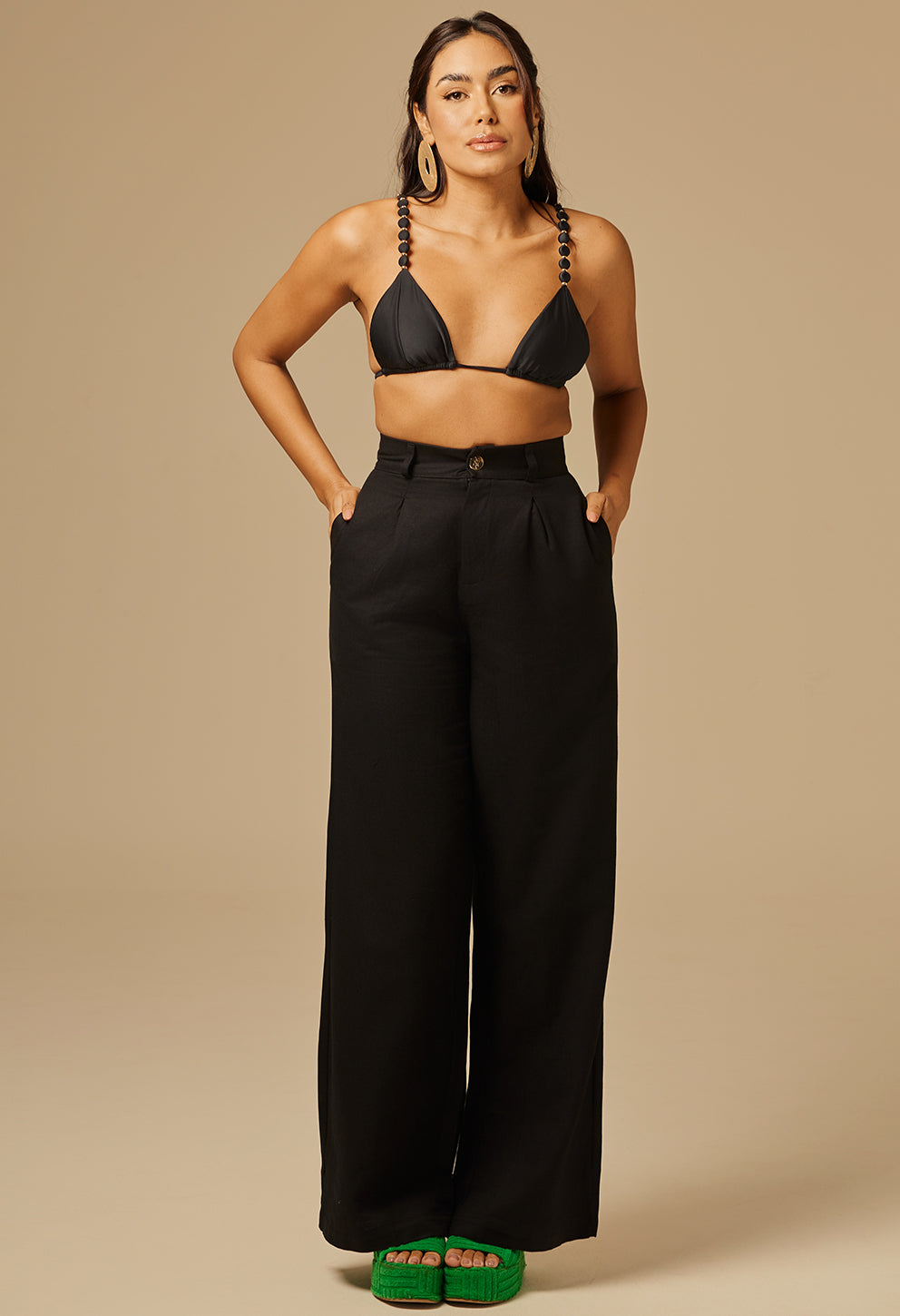 Calça Pantalona Social MN Preto