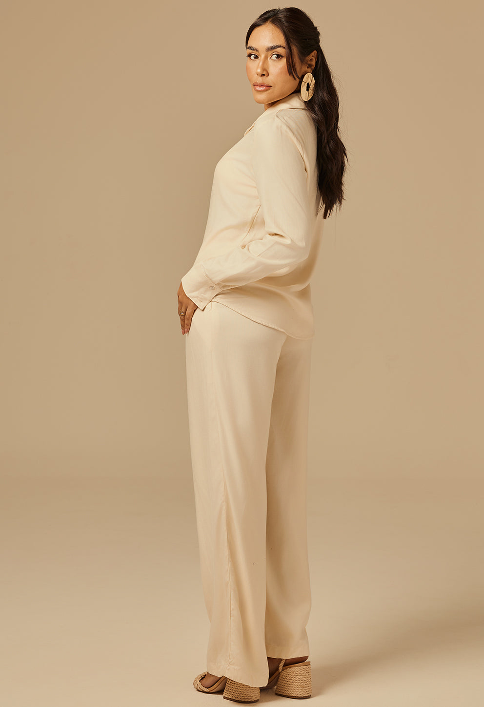 Camisa Gabriela Calcário