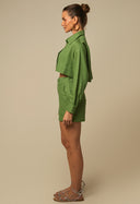 Cropped Carol Pistache
