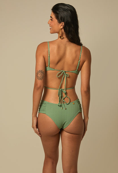 Calcinha Borboleta Larga Pistache