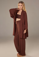 Kimono Isabel Com Franja Fzc Cacau
