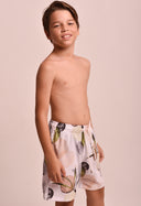 Bermuda Beach Elast Infantil Champanhe