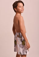 Bermuda Beach Elast Infantil Champanhe