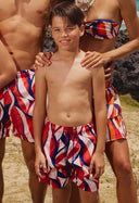 Bermuda Beach Elast Infantil Samba De Verão