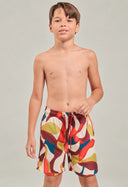 Bermuda Beach Elast Infantil Calor Tropical