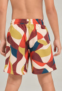 Bermuda Beach Elast Infantil Calor Tropical