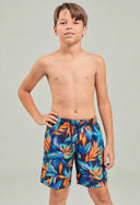 Bermuda Beach Elast Infantil Blues