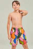 Bermuda Beach Elast Infantil Carnavalia