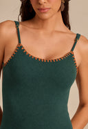 Body Classic Com Crochê Cne Verde FAF