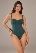 Body Evelin Com Crochê Cne Verde FAF