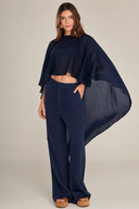 Calça Pantalona Santorini Db Marinho