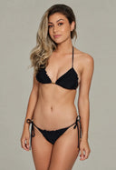 Calcinha Lacinho Ripple Preto