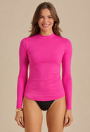 Camisa Proteção Uv Slim Rosa Choque