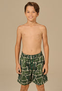 Bermuda Beach Elast Infantil Mosaico