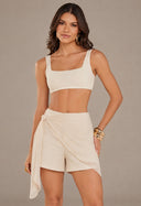 Short Amarração Mg Off White