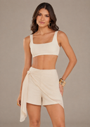 Short Amarração Mg Off White