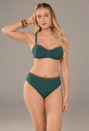 Calcinha Hot Com Crochê Cne Verde FAF